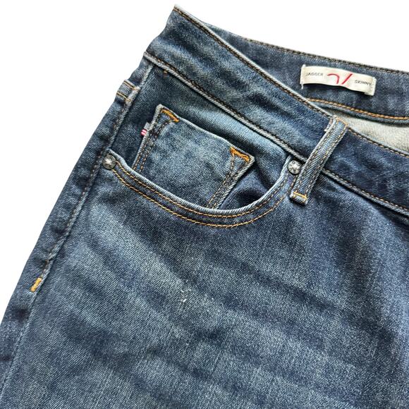 Vigoss jeans Jagger Skinny Women's Sz 16 Blue Preppy Mid Rise Ankle essential - Picture 6 of 16